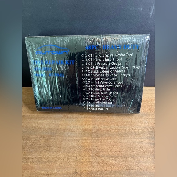 NIB Autotown Tire Repair Kit 68 Pcs Heavy Duty Tire Plug Universal Puncture Tool - Picture 2 of 5